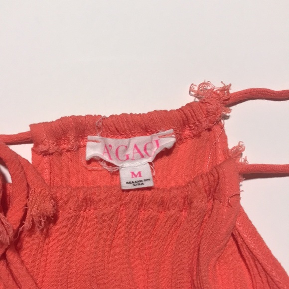 A’GACI ribbed halter top - Picture 3 of 3